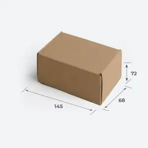 Картонная коробка 145х68х72 Т11 E Белый 0427