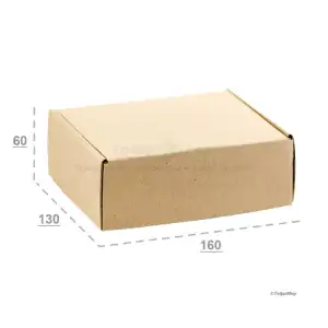 Картонная коробка 160х130х60 Т11 Е Бурый 0427