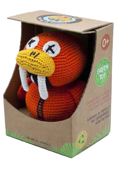 Открытая коробка для мягкой игрушки