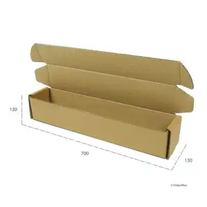 Картонная коробка 700х130х130 П32 Бурый 0427