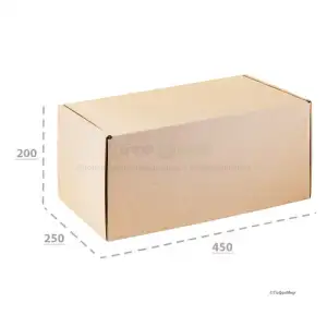 Картонная коробка 450х250х200 П32 ВС Бурый 0427