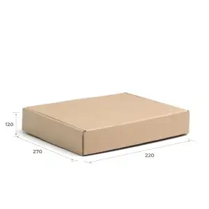 Гофрокороб 270х220х120 Т11 E Бурый 0427