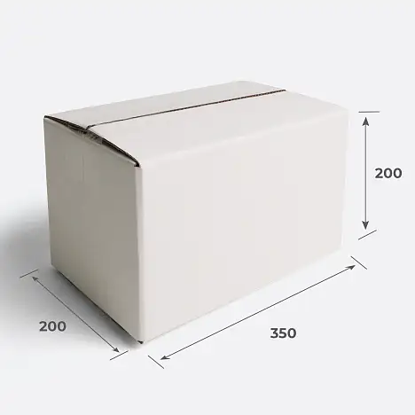 Гофрокороб 350х200х200 П32 BC Белый