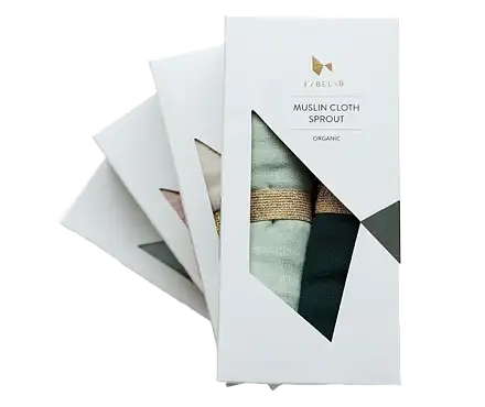 Упаковка для муслиновых салфеток