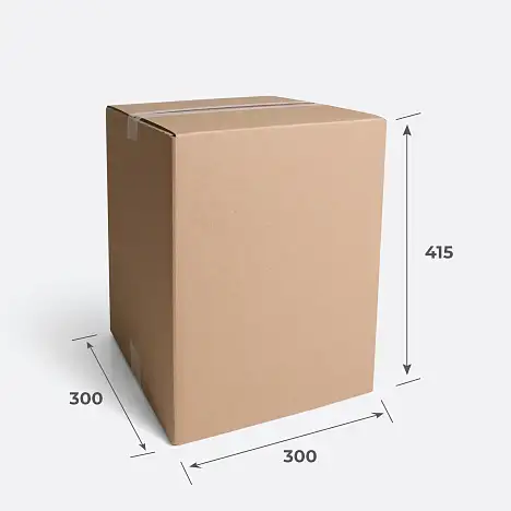 Гофрокороб 300х300х415 П32 BE Бурый 