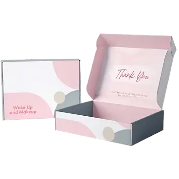 Коробка для косметики с двусторонней печатью