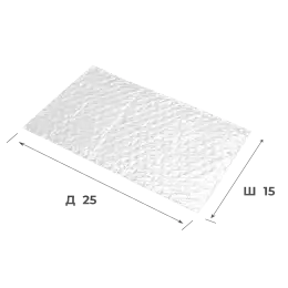 Курьер-пакет 350х450, 100 мкм без кармана, без печати – заказать в Москве фото