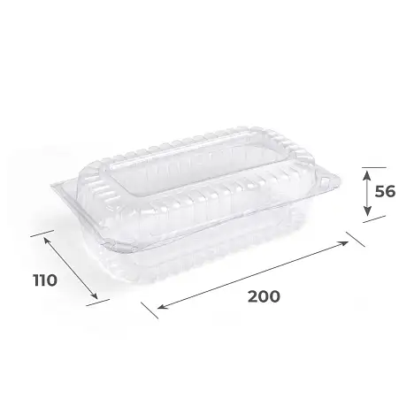 Универсальный контейнер ракушка 200х110х56 мм