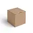 Картонная коробка 100х100х100 Т11 E Бурый 0215