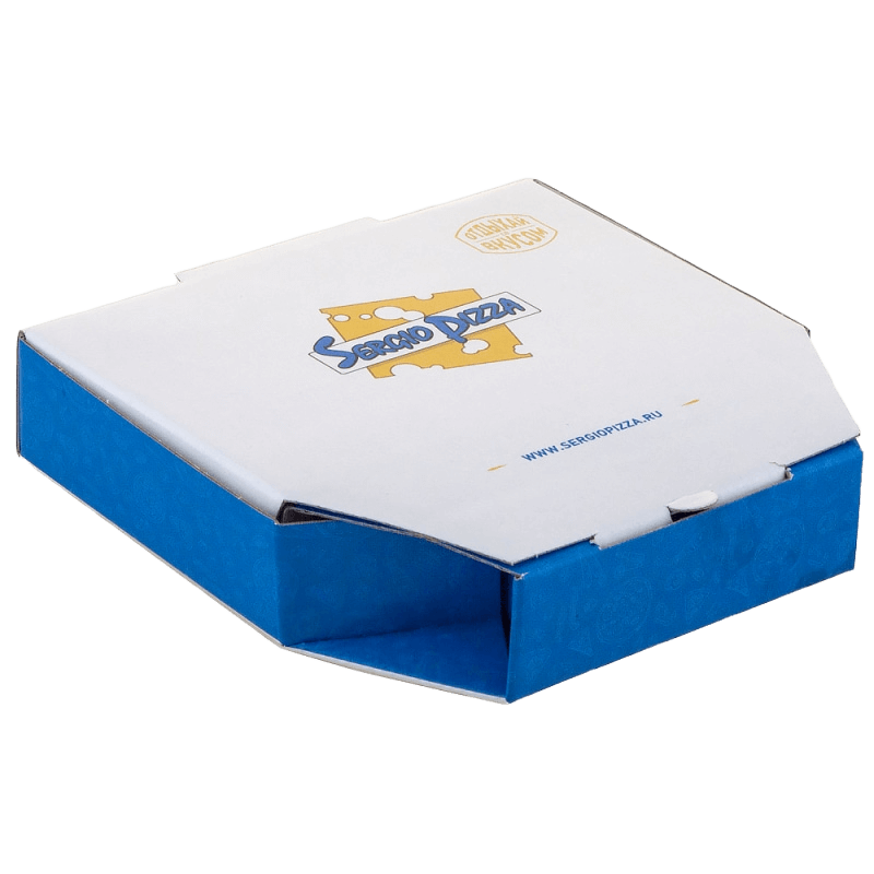 Коробка для картофеля фри и крылышек с логотипом