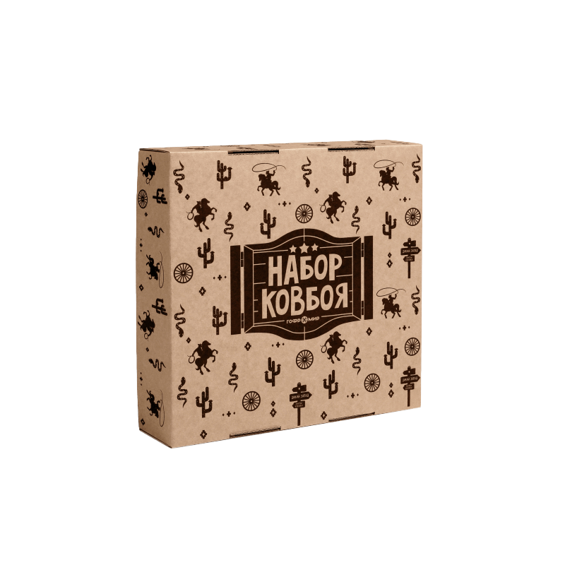 Коробка для игрового набора "Ковбой"