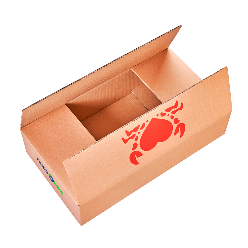 Коробка из картона для транспортировки крабов