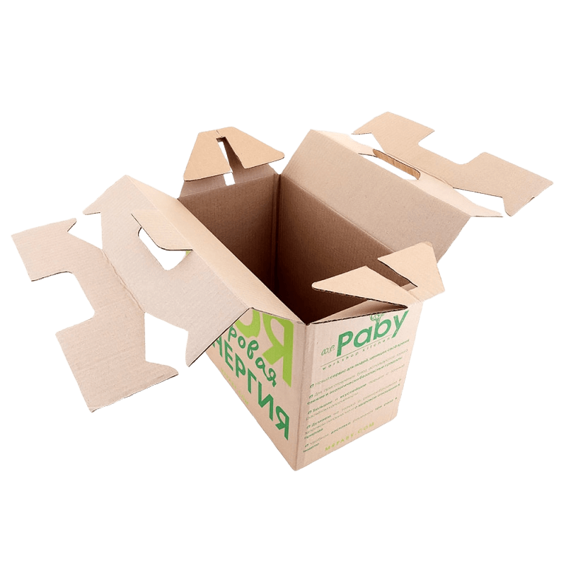 Коробка с ручками для доставки еды