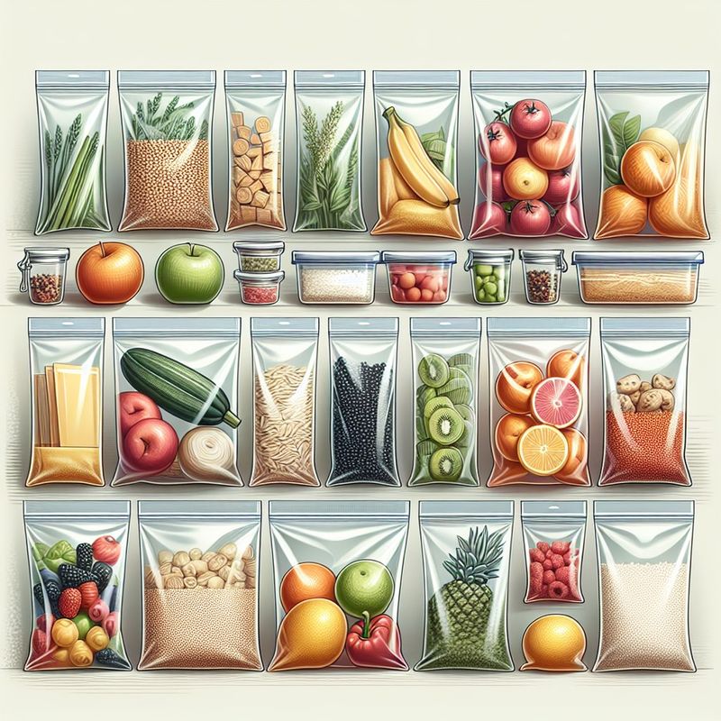 Практические советы по хранению различных продуктов в zip lock пакетах