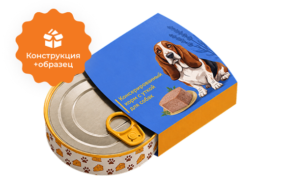 Иллюстрация упаковки для зоотоваров