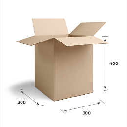 Картонный тубус 85х85х310 Т22 B Бурый 0201 – заказать в Москве фото
