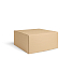 Картонная коробка 400х400х200 Т23 В Бурый 0201