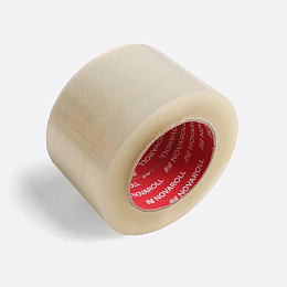 Клейкая лента скотч красная 66 м, ширина 48 мм – заказать в Москве фото