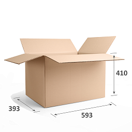 Картонный тубус 100х100х300 Т23 B Бурый 0201 – заказать в Москве фото