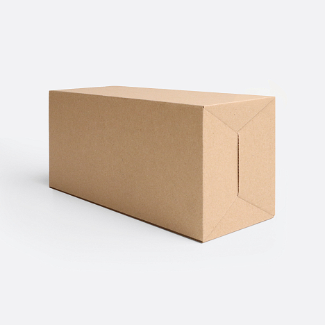 Картонная коробка 140х120х295 Т23 E Бурый 0215