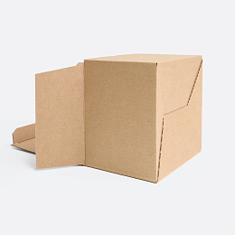 Картонная коробка 300х181х81 Т23 B Бурый 0427 – заказать в Москве фото