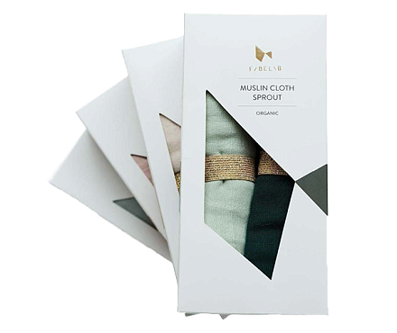 Упаковка для муслиновых салфеток