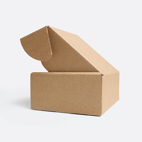 Картонная коробка 175х175х85 Т23 B Бурый 0427