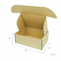 Картонный тубус 85х85х215 Т22 B Бурый 0201 – заказать в Москве фото