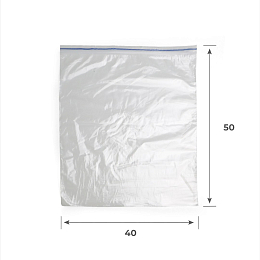 Пакет 400х500мм EVA зип-лок с бегунком  упак. (50 шт/300шт) 60 мкм  отв./возд – заказать в Москве фото