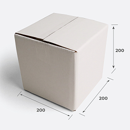 Картонная коробка 308х113х160 Т21 B Бурый 0201 – заказать в Москве фото