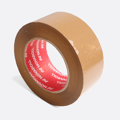 Клейкая лента скотч коричневая 150 м, ширина 48 мм