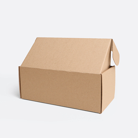 Картонная коробка 250х120х100 Т23 E Бурый 0427