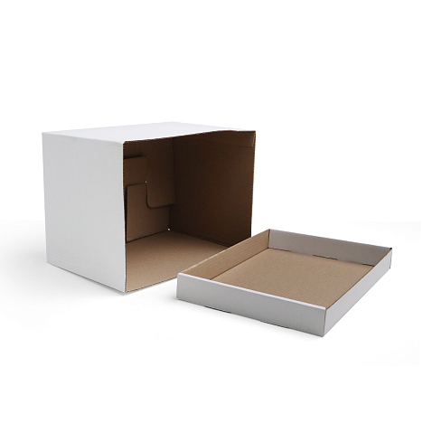 Картонное дно 350х250х250 Т24 B Белый 0216