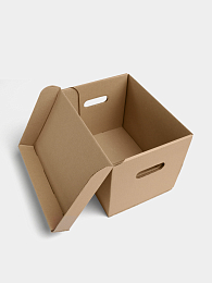 Картонная коробка 160х120х70 Т11 E Бурый 0427 – заказать в Москве фото