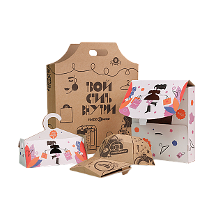 Картонные коробки для одежды и обуви в Москве фото