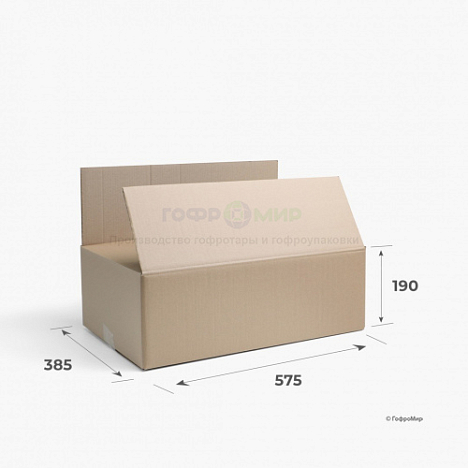 Гофрокороб 575х385х190 П32 BC Бурый